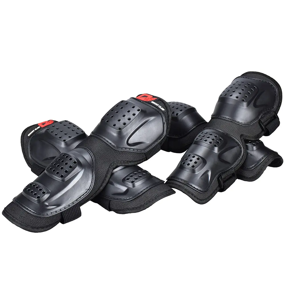 源头直供摩托车骑行越野拉力护具透气防摔防护护膝护肘四件套GC05