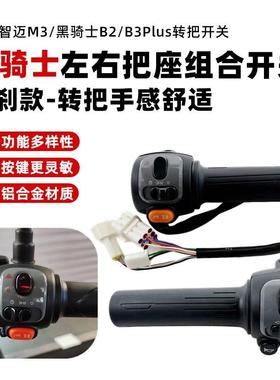 电动车赛鸽黑骑士A10/B2/B3PLUS组合开关喇叭启动双闪变速转把总