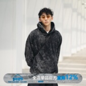 炒雪花连帽卫衣男女秋冬款 WEDENBORG日系复古22AW 水洗做旧工装