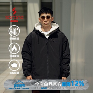 WDR(WEDENBORG) 23AW 多口袋机能户外Sorona保暖棉连帽棉衣男秋冬