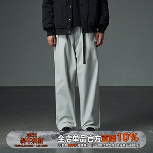 水洗休闲chino长裤 春秋季 男 裤 WEDENBORG日系复古宽松直筒微锥工装