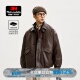 WEDENBORG复古MK3翻领短款 夹克男秋冬多口袋3M新雪丽G型PU皮棉衣