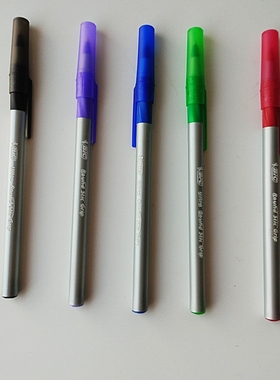 满22元包邮 单支 BIC比克 Round Stic圆珠笔 PenBeat专用1.2mm