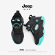 皮面防水防滑儿童运动鞋 Jeep男童篮球鞋 专业训练加绒二棉保暖冬鞋