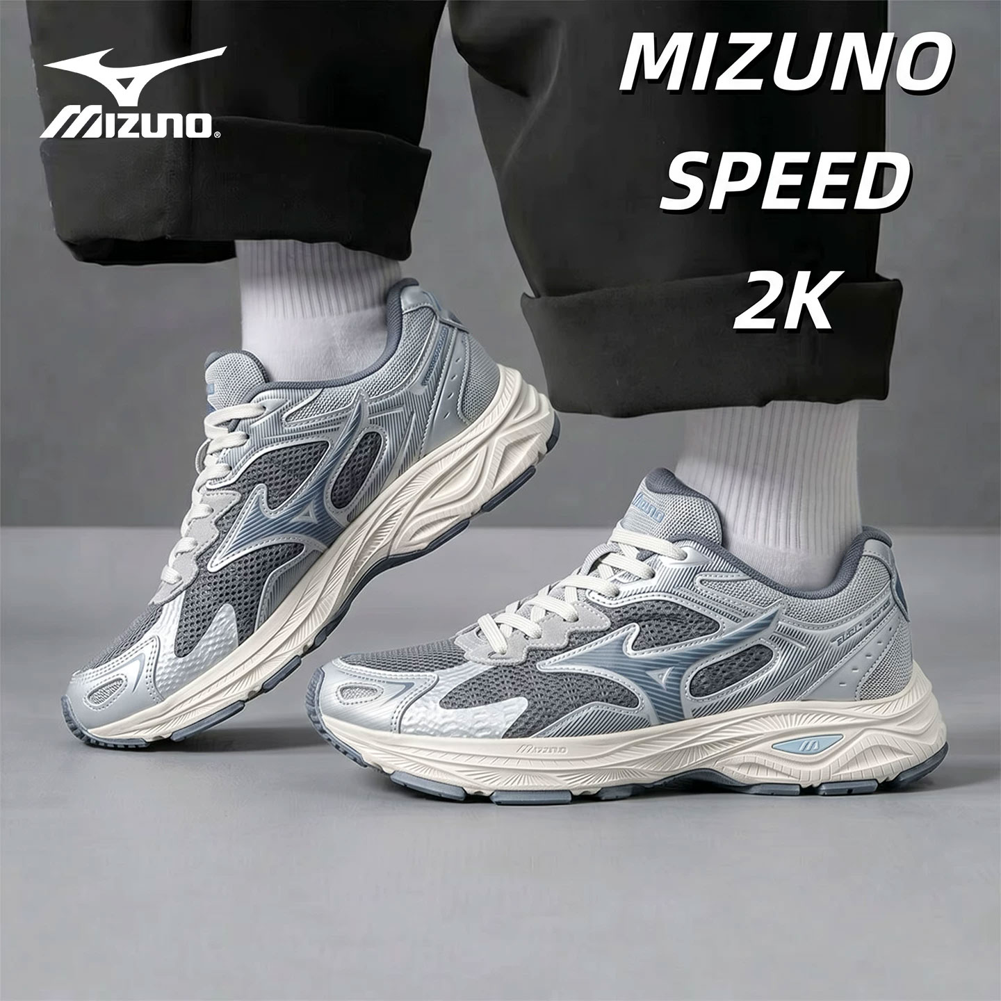 美津浓RacerS复古减震跑步鞋