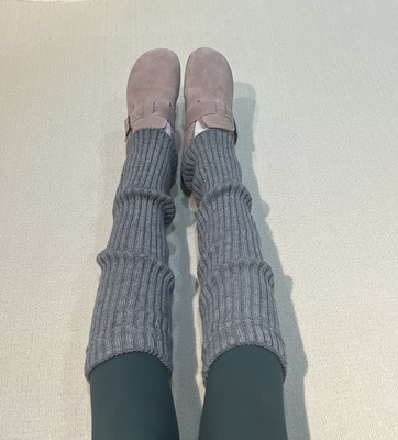 好穿羊毛袜套女加长加厚粗针冬天保暖过膝堆堆袜秋冬y2k腿套女