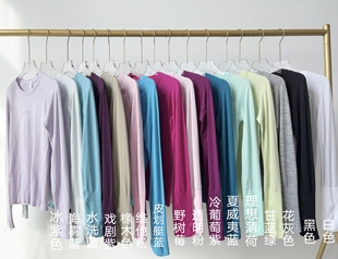 2.0 lulu推荐 恤 Race瑜伽弹力速干运动训练服上衣 女士运动长袖