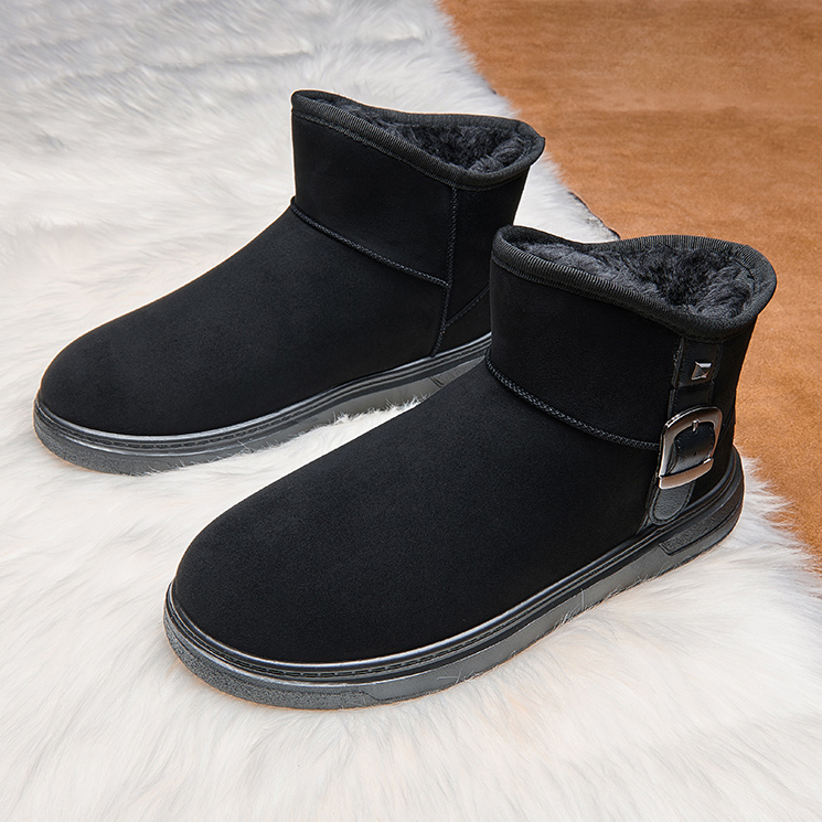 冬季新款雪地靴男加绒加厚男士透气保暖短款简约防滑棉鞋户外短靴|ruв категории Мужская обувь, 低帮鞋, 时尚休闲鞋 - от Buy2taobao.com для оказания профессиональной услуги покупки агента Taobao