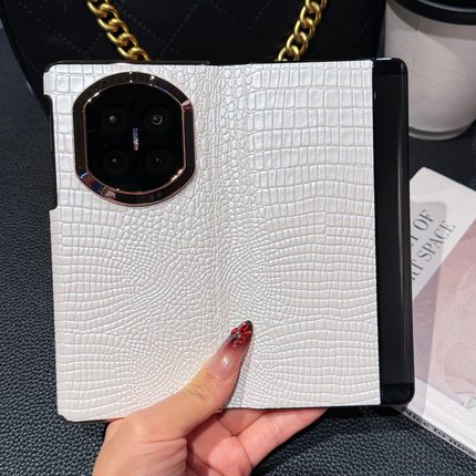 适用华为matex7电镀智能休眠翻盖皮套x7真皮手机壳x7保护套全包