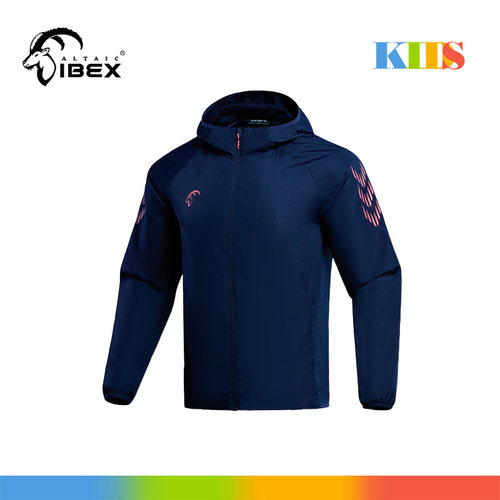 岩羚体育新款儿童舒适透气防风衣