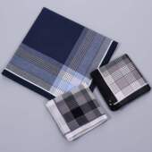 怀旧薄款 男士 纯棉老式 方巾随身携带手绢老人吸水擦汗柔软全棉手帕