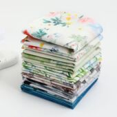 复古风优雅怀旧老式 纯棉手帕柔软薄款 纯棉手绢中国风女士印花手巾