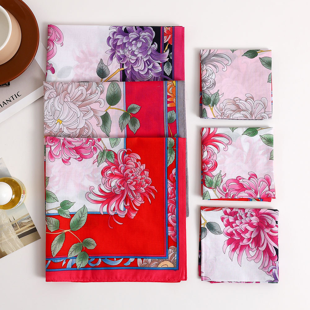 43cm古风老式怀旧薄款便携手绢