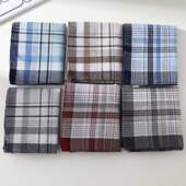 老式 手帕全棉吸汗巾纯棉复古手绢 中老年薄款 怀旧老款 柔软古风男士