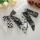 长条丝巾新款 饰百搭发带巾领巾丝带蝴蝶结飘带 韩国装 腰带夏季 时尚