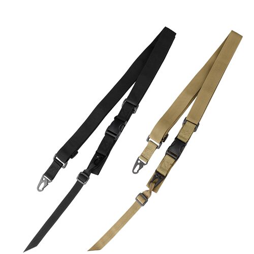 户外三点式枪绳战术任务绳斜跨带