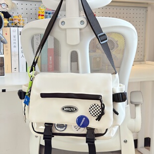 日系ins二次元痛包百搭邮差包男 学生党上学单肩包大容量斜挎包女