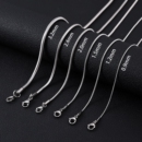 可定制钛钢圆蛇骨链项链简约百搭男女款 锁骨链无吊坠配链条配饰