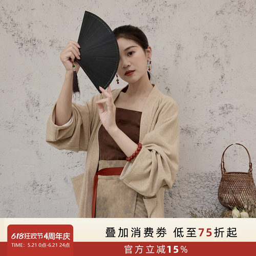 听旬鹿鸣早秋新中式两穿宋制旋裙