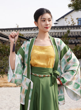 听旬春季日常通勤十破裙汉服套装