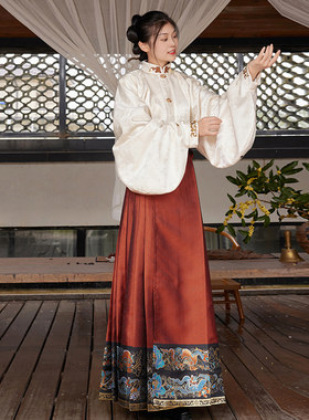 马面裙听旬新年婚服冬季