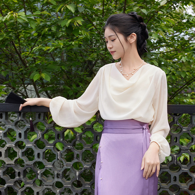 听旬声声慢秋汉服女国风半身裙