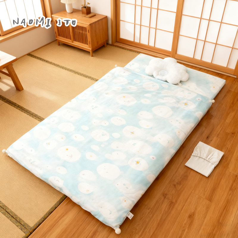 日本进口婴儿便携式床组7件套