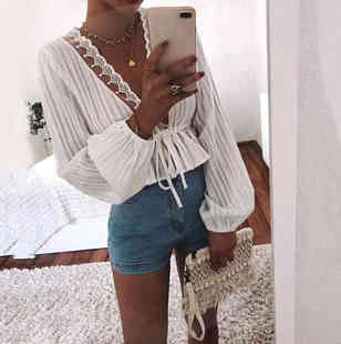 Shirt Ladies Dames Party  tunique femme Streetwear