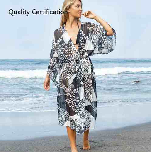 Size Women Beach Wear Swim Suit Cover Up  Cotto