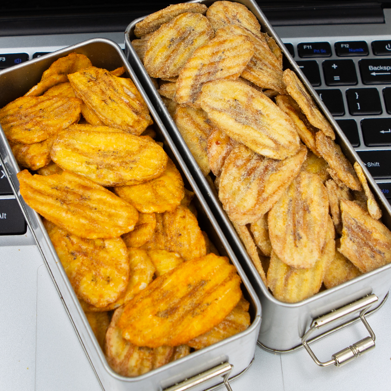 莲木叙 椒盐炭烤香蕉片水果干网红香蕉干脆片烘烤芭蕉干休闲零食