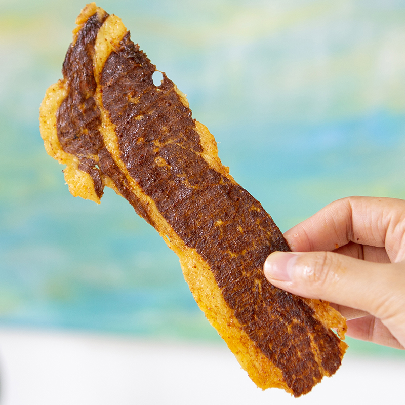 怎么这么香！肥瘦相间牛胸口脆片多口味安格斯牛肉脆片网红小零食