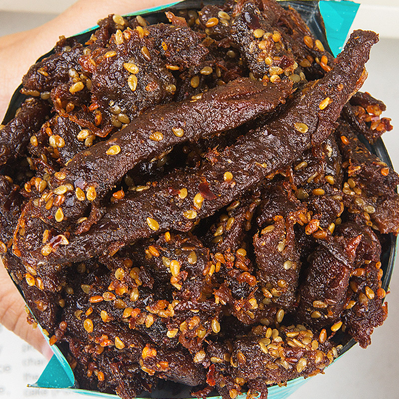 停不下来！莲木叙藤椒牛肉条麻辣五香牛肉干冷吃即食零食川味熟食