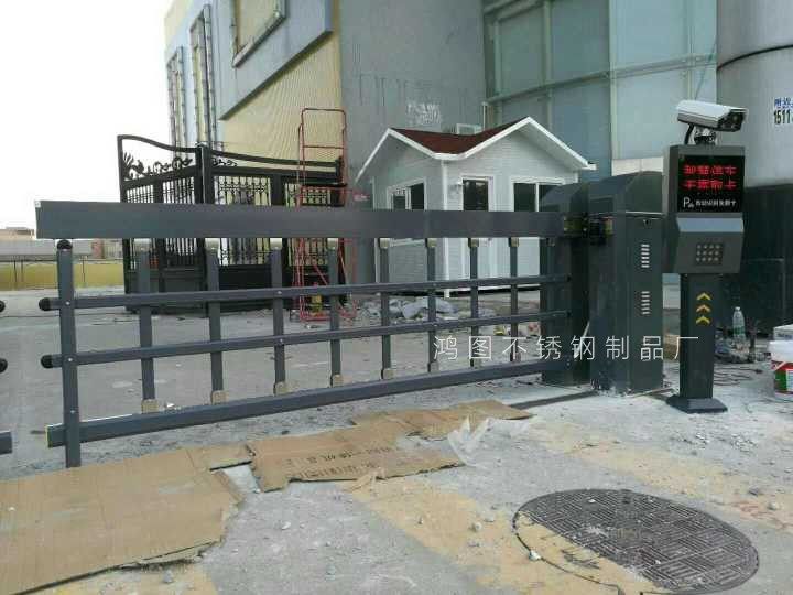 智能电动遥控空降门道闸全套大门门拦小区 双层道闸加强型门杆机