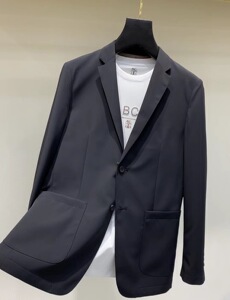 2023年秋季新款单西西装高端弹力面料男士商务休闲修身西服外套男