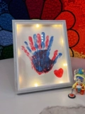 Отпечаток рук для влюбленных, пигментированная фоторамка, чернильная подушечка, памятная маска для рук на день Святого Валентина, «сделай сам», подарок на день рождения