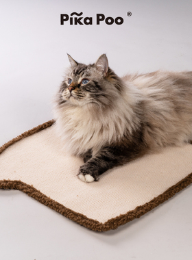 QZee Pika poo匹卡噗猫抓板磨爪板猫抓垫猫磨爪玩具猫咪玩具