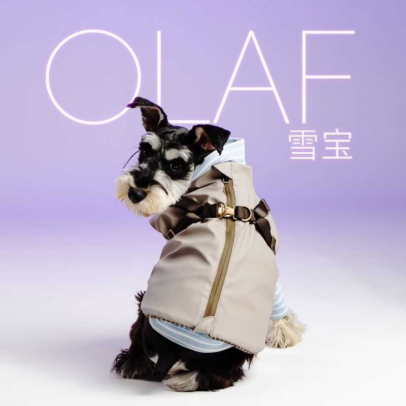 PEBOT狗狗衣服羊毛防水挡风遛狗