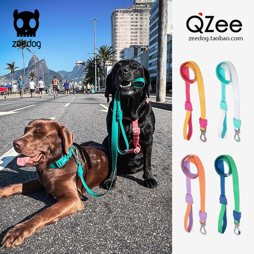美国zeedog防水牵引绳游泳项圈