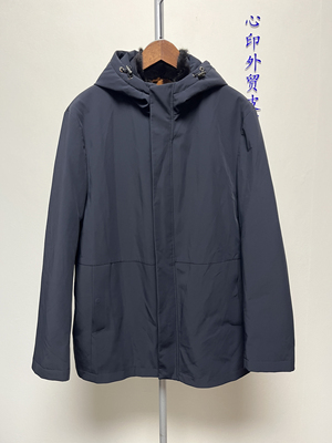 2025新款派克服男款水貂内胆马甲皮草外套整貂连帽冬季鹅绒袖保暖