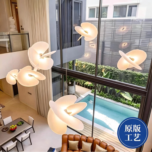 餐厅吊灯设计师lof挑空客厅吊灯