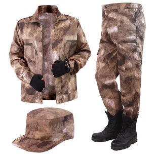 农民春秋款工作服上班车间迷彩套装耐磨学生长袖军训服建筑工装服
