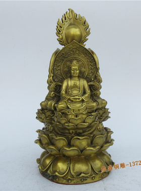 黄铜观音地藏王保平安纳福工艺品