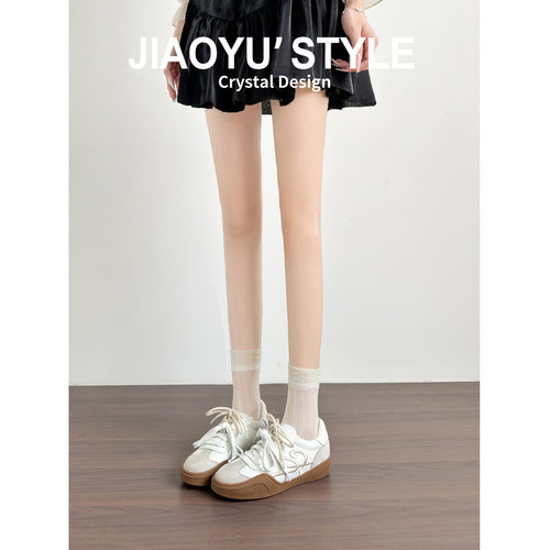 现货！！【免费试穿】牛皮德训鞋