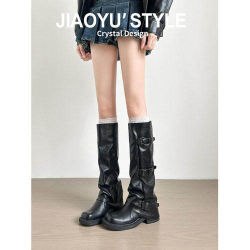 牛皮【现货！！免费试穿】长靴