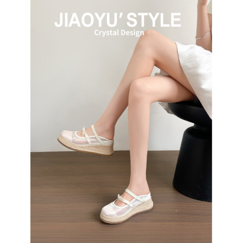 【羊皮版*超舒服】包头拖鞋