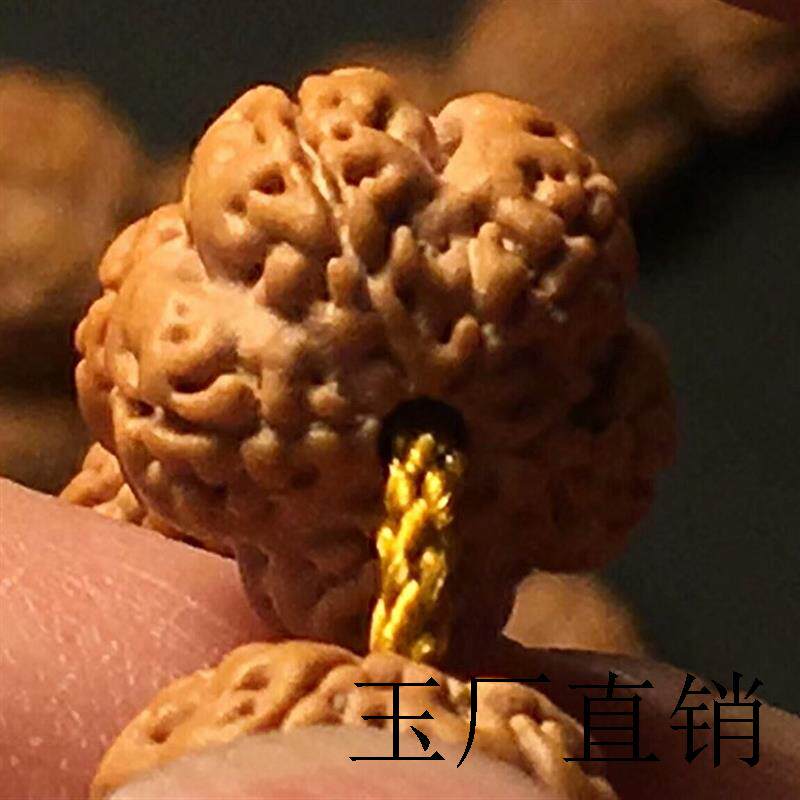 高端款小金刚菩提子颗梅花桩盘龙纹双龙飞碟鬼脸爆肉蜂窝手串佛珠