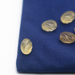 天然黄水晶扭扭珠散珠椭圆桶珠DIY文玩配饰配珠顶珠手串手链配件