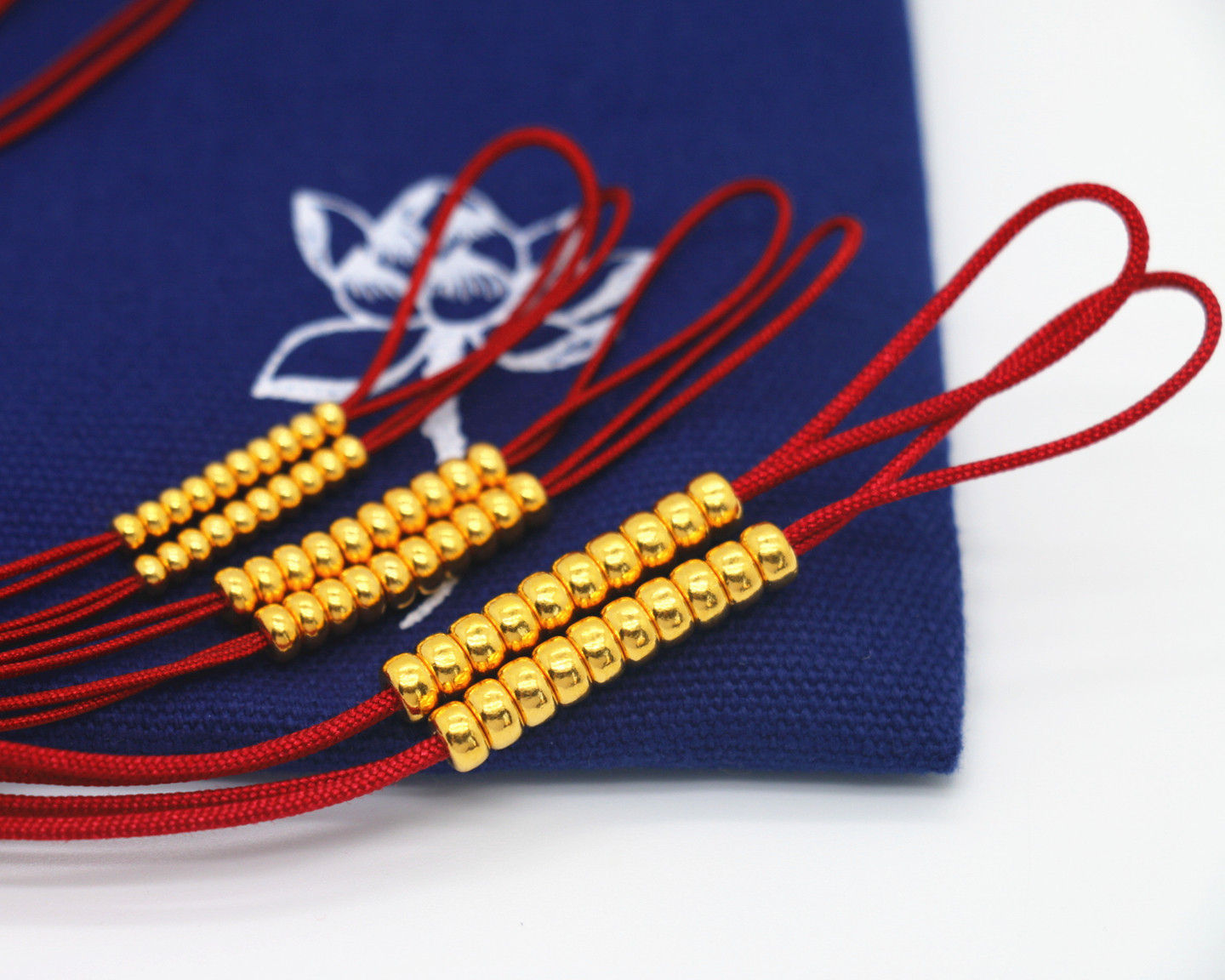 999足金24k纯金黄金文玩DIY配件配饰计子计数器不松动半成品