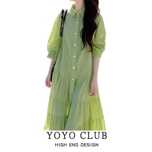 显瘦裙子女潮 小香风甜美连衣裙女2026年新款 品牌折扣胖MM大码 法式