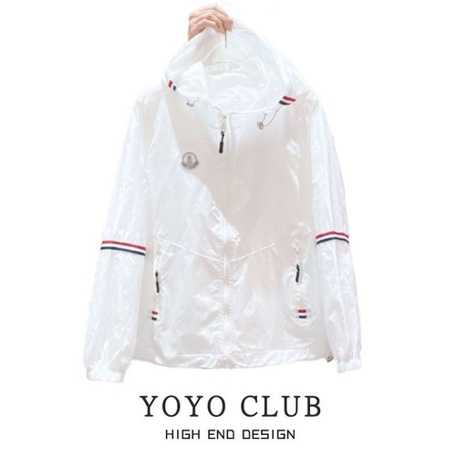 品牌折扣防晒衣宽松连帽休闲夹克